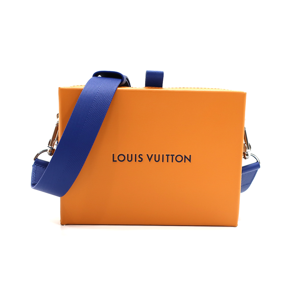ルイヴィトン ショッパー クラッチ サフラン ロゴ M13984 レザー レディース メンズ ユニセックス バッグ 鞄