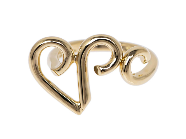 TIFFANY ティファニー Paloma Picasso パロマピカソ アリエスゾディアック リング 750YG K18 指輪