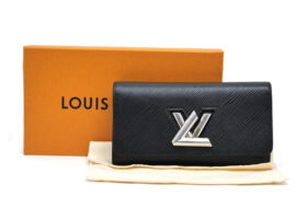 ルイヴィトン エピ ポルトフォイユ・ツイスト ノワール M68309 長財布