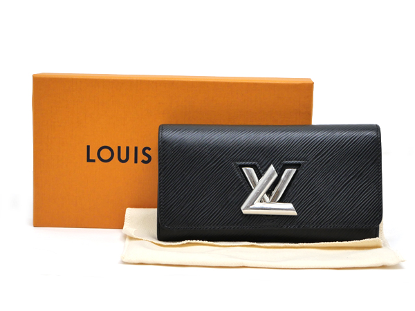 ルイヴィトン エピ ポルトフォイユ・ツイスト ノワール M68309 長財布