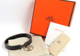 エルメス クリッククラックPM ソーブラック バングル