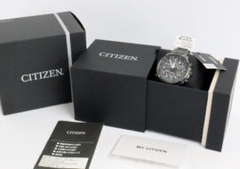 シチズン プロマスター SKY JY8025-59E ブラック TiDLC 電波ソーラー デジアナ