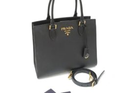 プラダ PRADA サフィアーノ レザー トートバッグ ブラック 1BA227