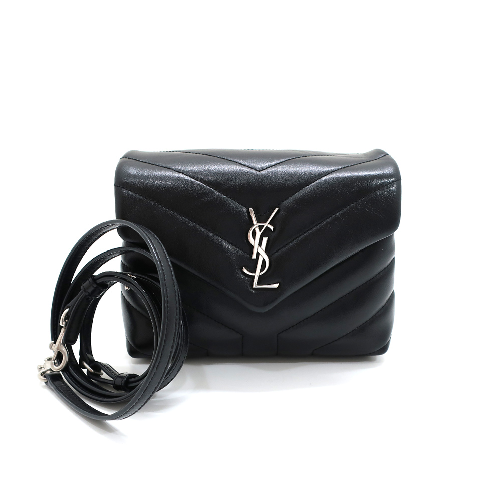 サンローラン ルル ブラック シルバー金具 467072 レディース ショルダーバッグ レディース