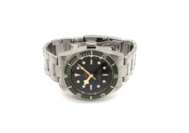 チューダー ヘリテージ ブラックベイ ハロッズ限定 79230G 黒文字盤 メンズ 腕時計 保証書