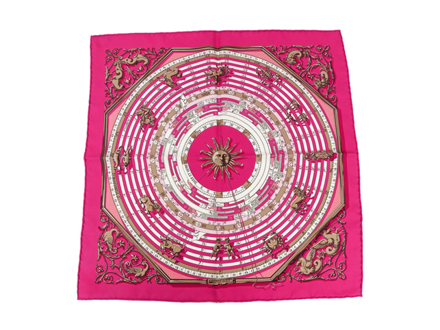 HERMES エルメス カレ45 スカーフ 占星術 プチカレ DIES ET HOPE