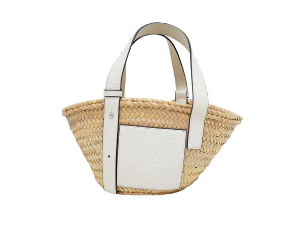 ロエベ バスケット ハンドバッグ スモール ホワイト