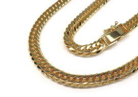 ネックレス 喜平 キヘイ 6面 ダブル K18YG 750 イエローゴールド 30g 40cm 造幣局刻印