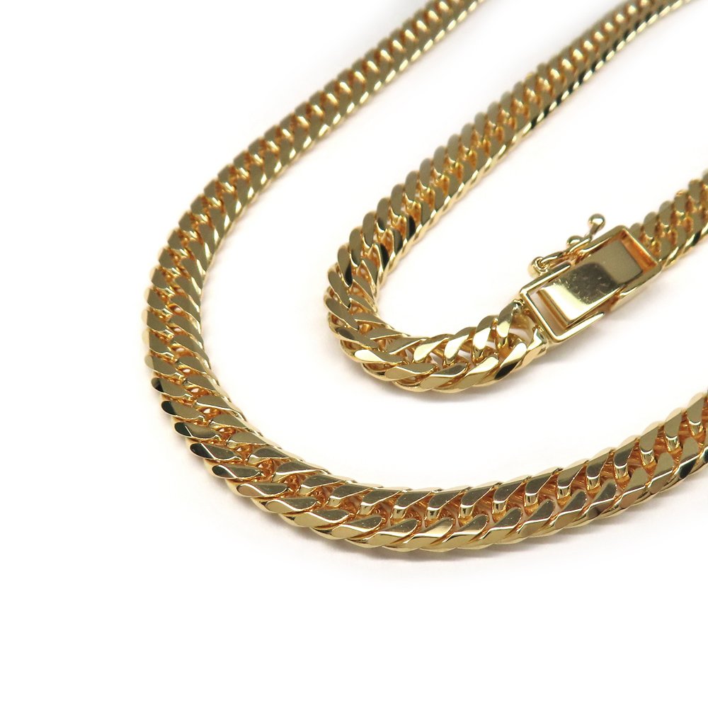 ネックレス 喜平 キヘイ 6面 ダブル K18YG 750 イエローゴールド 30g 40cm 造幣局刻印