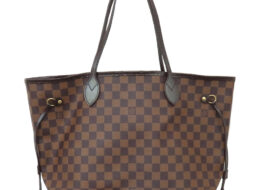 ルイヴィトン ネヴァーフルMM N51105 ダミエ・エベヌ トートバッグ  旧型