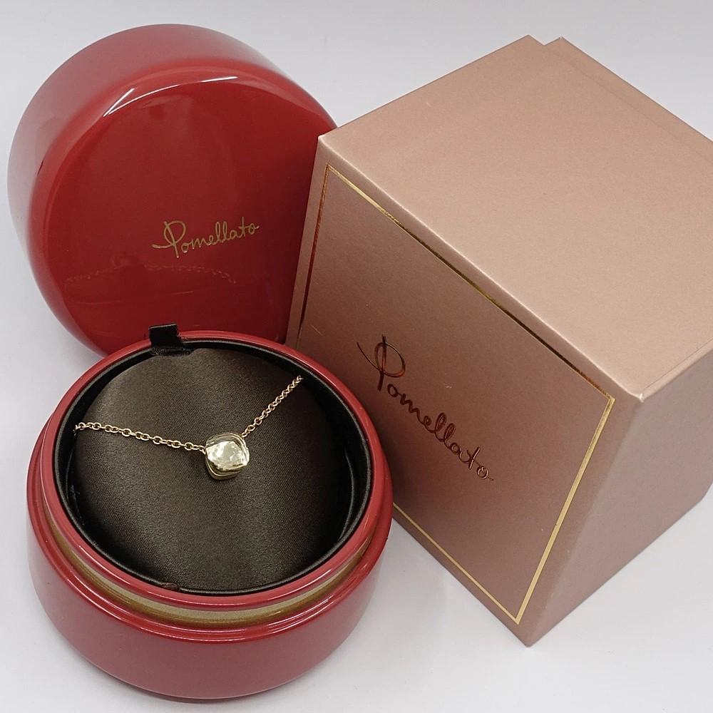 ポメラート POMELLATO ネックレス ヌード プチ 750RG ホワイト トパーズ K18