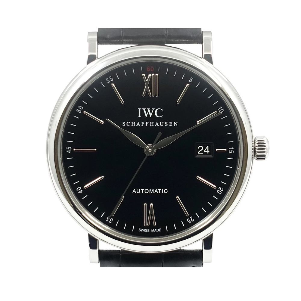 IWC インターナショナル ウォッチ カンパニー ポートフィノ 40mm IW356502 SS/レザー 自動巻き