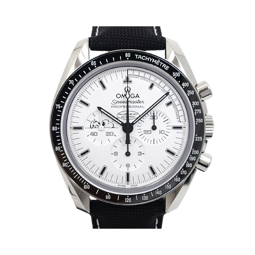 オメガ OMEGA スピードマスター プロフェッショナル スヌーピー アワード ムーン ウォッチ 311.32.42.30.04.003 SS ナイロン 手巻き