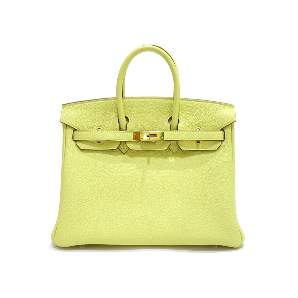 エルメス HERMES バーキン25 ジョーヌプッサン トゴ Z刻印 2021年 ゴールド金具