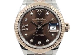 ロレックス ROLEX デイトジャスト 279171G チョコレート Ⅸダイヤ スター 自動巻き