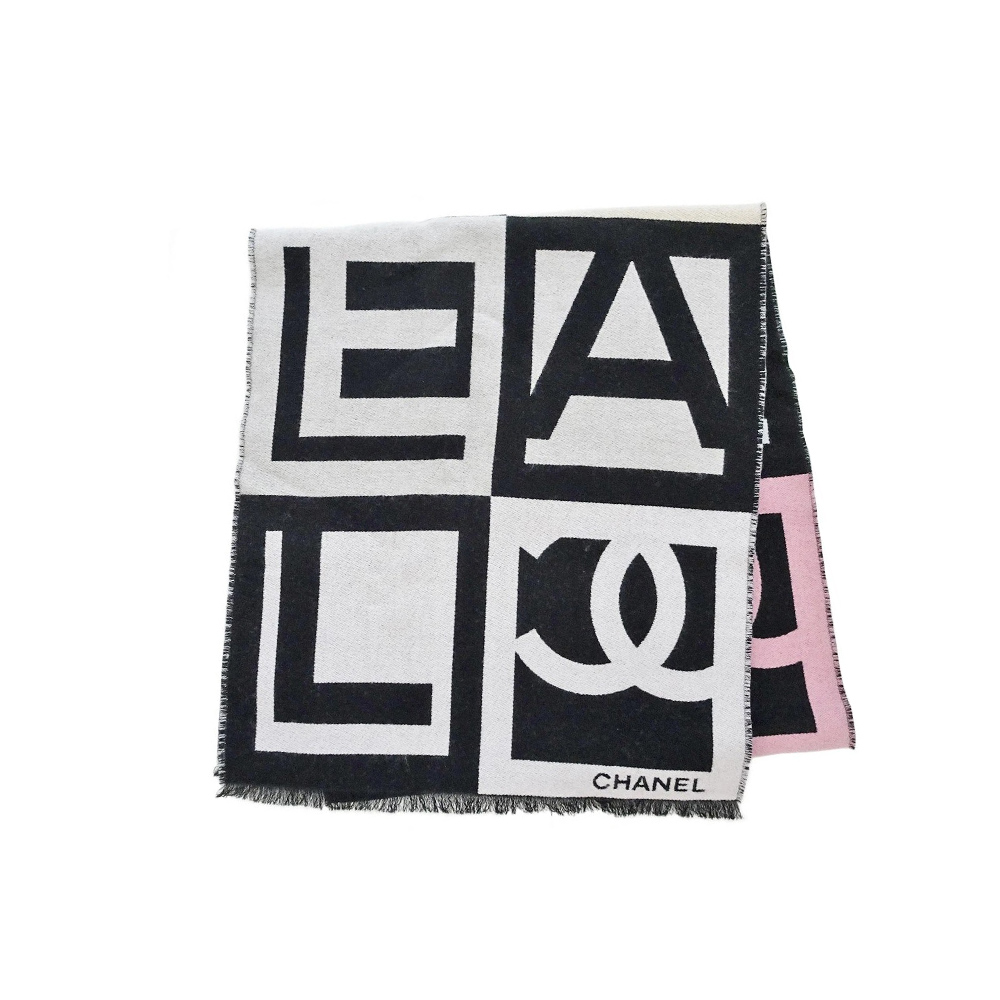 シャネル CHANEL マフラー ココマーク マルチカラー カシミヤ ウール
