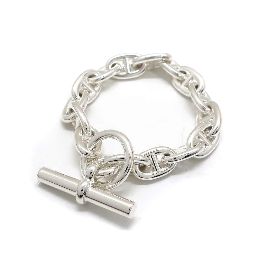 エルメス シェーヌダンクルMM ブレスレット 15コマ SV925 シルバー Ag925 メンズ レディース 新品