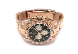 ロレックス コスモグラフデイトナ 126505 ランダム ブラック サンダスト 750 RG 自動巻き メンズ 保証書 2024年 腕時計