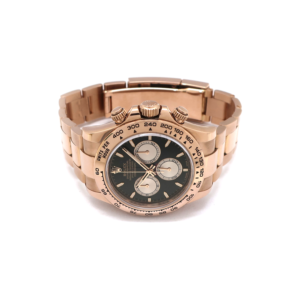 ロレックス コスモグラフデイトナ 126505 ランダム ブラック サンダスト 750 RG 自動巻き メンズ 保証書 2024年 腕時計