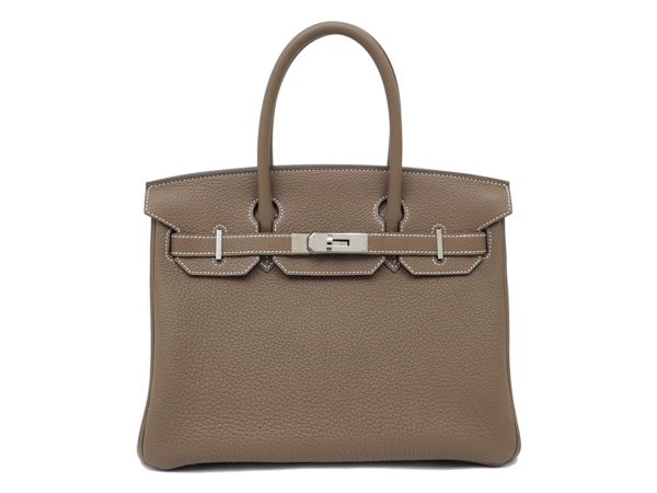 エルメス バーキン30 トゴ エトゥープ シルバー金具 A刻印