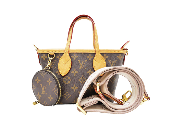 ルイヴィトン モノグラム ネヴァーフルBB ハンドバッグ ショルダー付き M46705