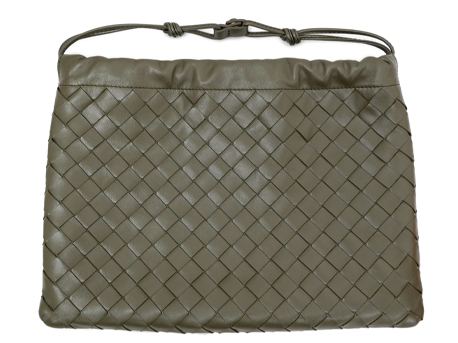 BOTTEGA VENETA ボッテガヴェネタ ダストバッグ ミディアム イントレチャート トラバーチン 796728V3IV12916
