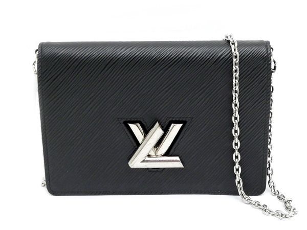 ルイヴィトン ポルトフォイユ ツイスト チェーン ノワール エピ ブラック 黒 M62038