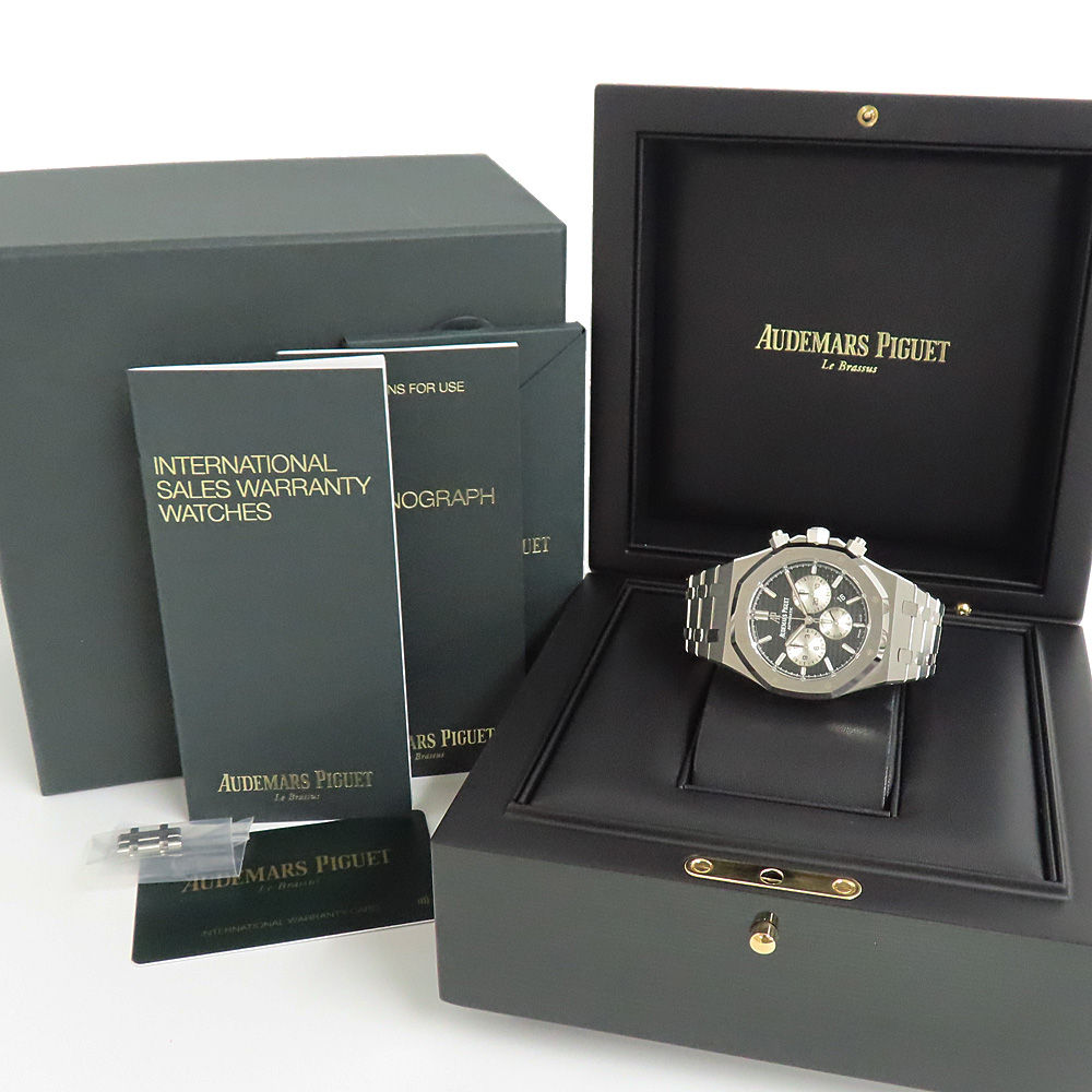 オーデマピゲ ロイヤルオーククロノグラフ 26331ST.OO.1220ST.02 ブラック