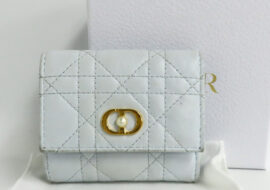 ディオール ジョリー Hibiscus ウォレット S3105UNJB 三つ折り財布