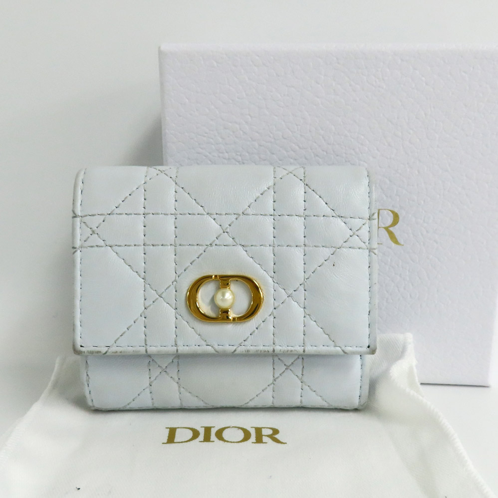 ディオール ジョリー Hibiscus ウォレット S3105UNJB 三つ折り財布