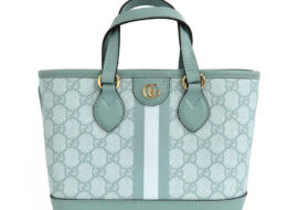グッチ オフィディア スモール 2WAY トートバッグ 811716 GGスプリーム ブルー