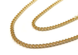 ネックレス 喜平 キヘイ 2面シングル K18YG 750 イエローゴールド 10g 60cm