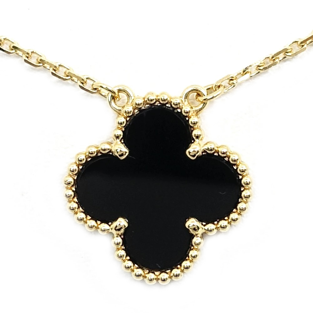 ヴァンクリーフ&アーペル VAN CLEEF&ARPELS ヴィンテージ アルハンブラ ネックレス オニキス VCARA45800