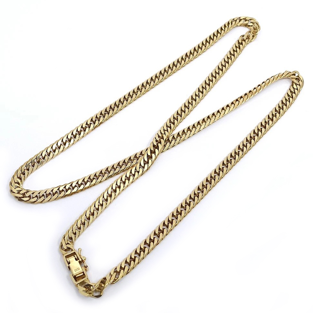 ネックレス 喜平 6面シングル キヘイ K18 750