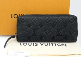 ルイヴィトン LOUIS VUITTON モノグラム アンプラント ポルトフォイユ クレマンス ノワール M60171 RFID