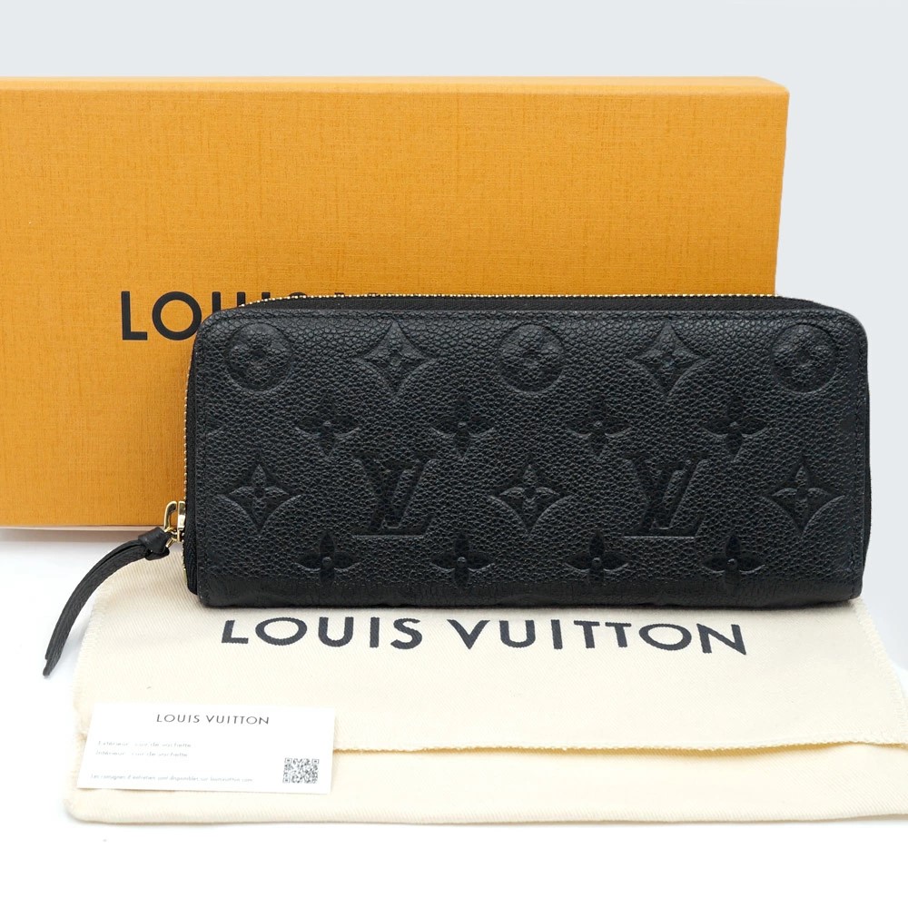 ルイヴィトン LOUIS VUITTON モノグラム アンプラント ポルトフォイユ クレマンス ノワール M60171 RFID