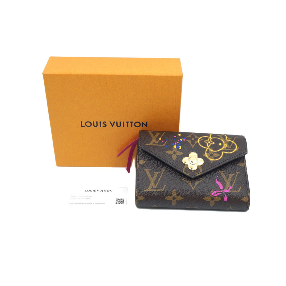 ルイヴィトン LOUIS VUITTON モノグラム ポルトフォイユ ヴィクトリーヌ 三つ折り財布 M15337