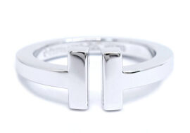 ティファニー TIFFANY Tスクエア リング ティファニーT 750WG K18WG