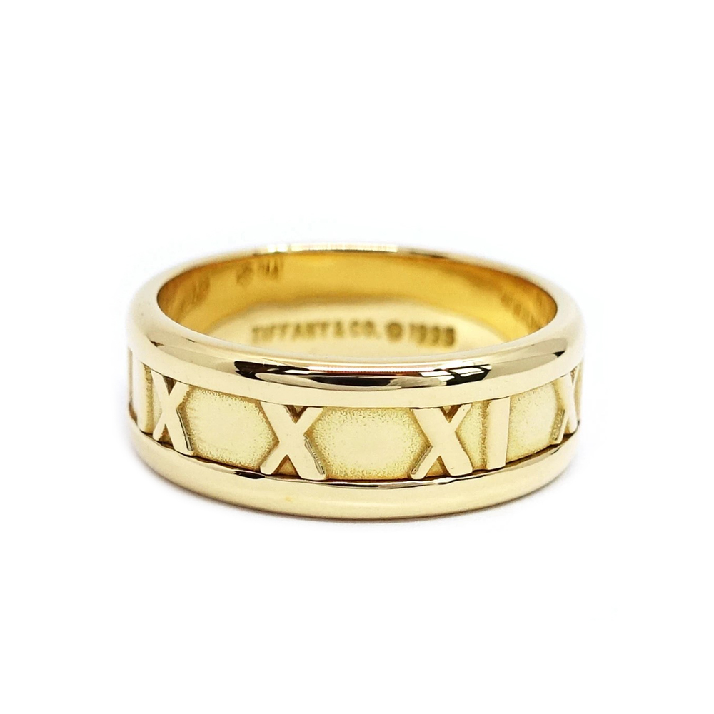 ティファニー TIFFANY アトラス リング 750YG K18