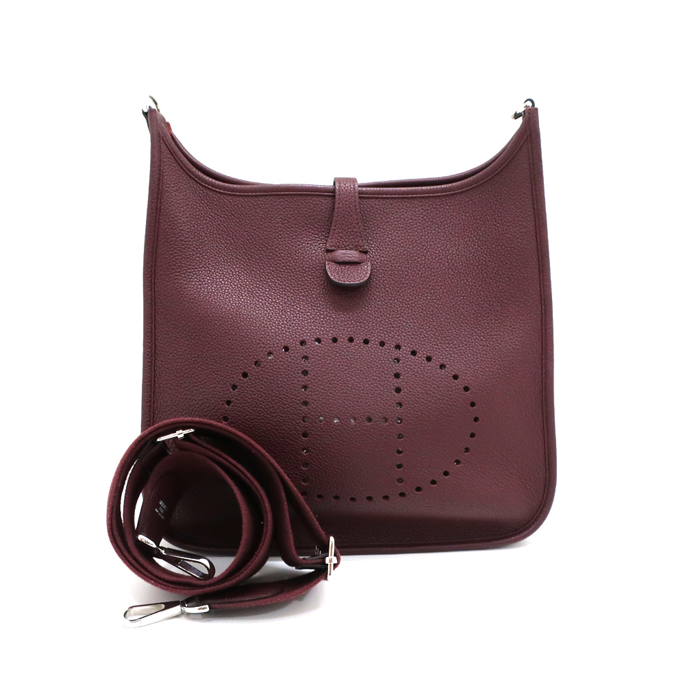 エルメス バッグ エブリン 3PM A刻 ルージュアッシュ トリヨンクレマンス シルバー金具 レディース ショルダー