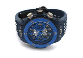 ウブロ ビッグバン ウニコ イタリア インディペンデント ブルーカムフラージュ 世界限定500本 411.YL.5190.NR.ITI16 グレー/ブルー文字盤