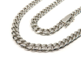 ネックレス 喜平 キヘイ 8面 シングル Pt850 プラチナ 56.2g 51.5cm メンズ レディース 造幣局刻印