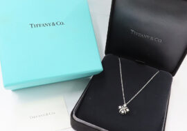 ティファニー Sixteen stone ジャン シュランバージェ クロス プラチナ ネックレス