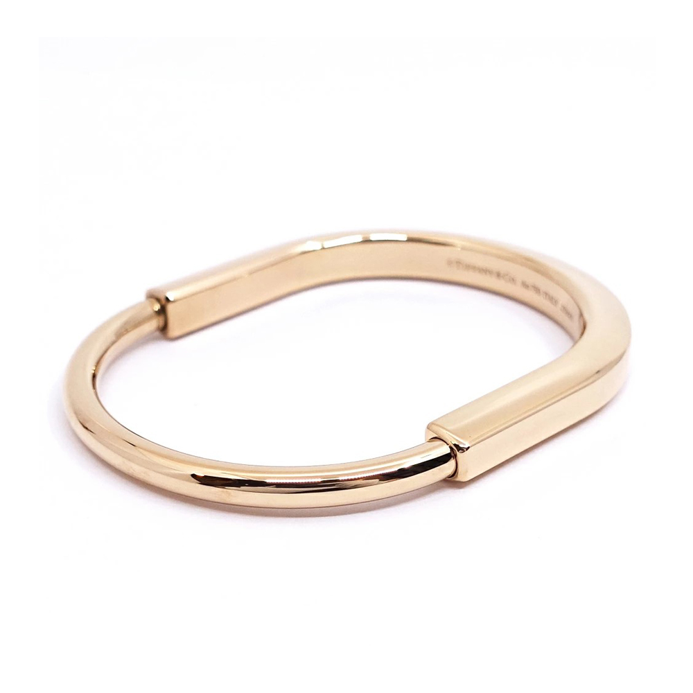 カルティエ CARTIER ロック バングル ブレスレット 750PG