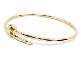 カルティエ CARTIER ジュストアンクル SM スモールモデル ブレスレット バングル 750YG K18 B6062616