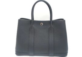 エルメス HERMES ガーデンパーティ TPM 30 ブラック ネゴンダ ノワール Y刻印