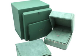 グラフ バタフライ ネックレス ミニ ダイヤモンド ペンダント K18 ホワイトゴールド レディース