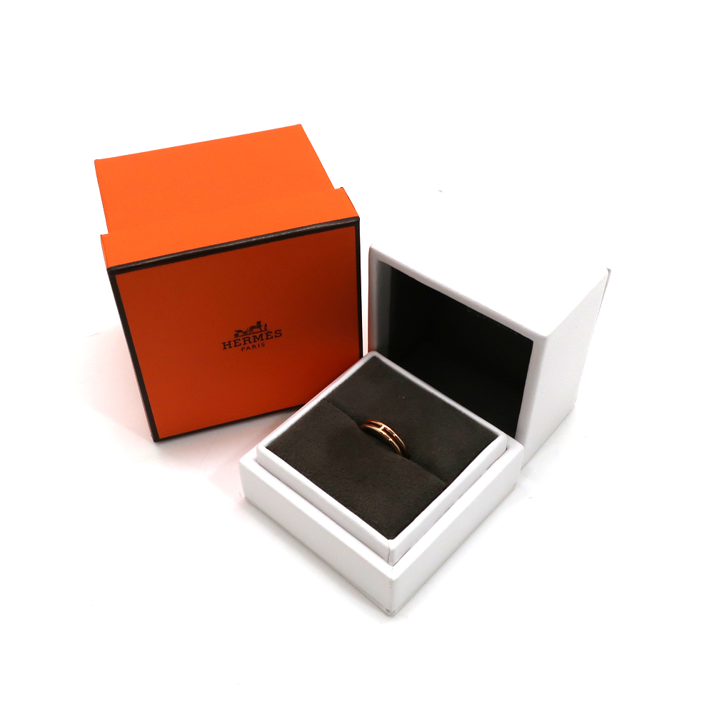 エルメス リング アリアンヌ #49 Au750 K18ピンクゴールド ジュエリー レディース