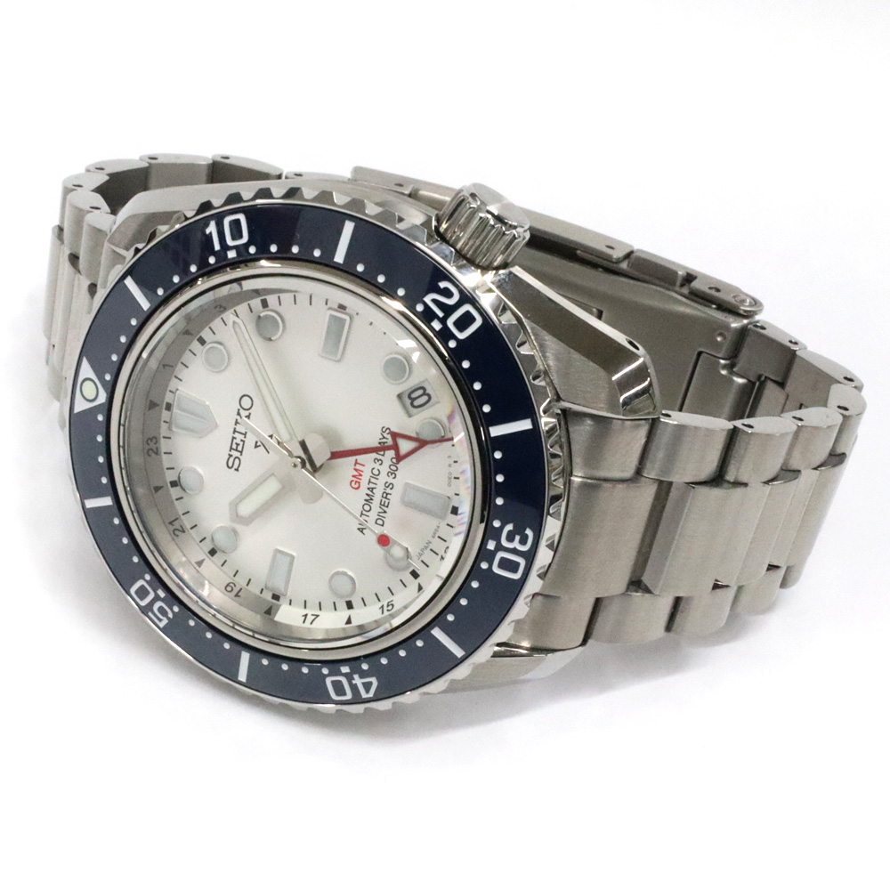 セイコー プロスペックス ダイバーズ1968 ヘリテージGMT SBEJ029 ホワイト SS 自動巻