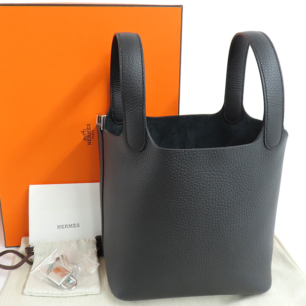 エルメス ピコタンロックPM 18 ブラック トリヨンクレマンス シルバー金具 K刻印 2025年製造